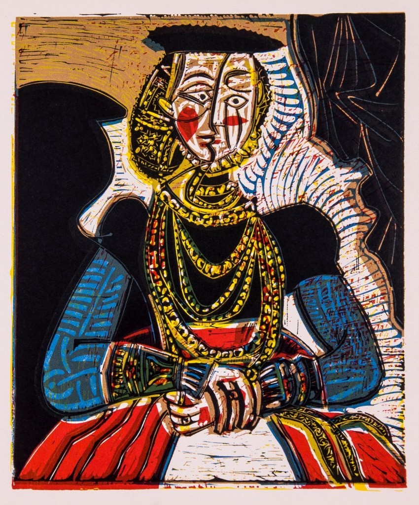 Пабло Пикассо. Портрет девушки в стиле Лукаса Кранаха Младшего. 1958