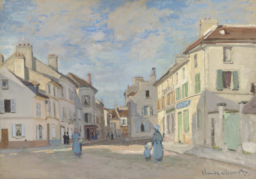 Клод Моне. «Старая рю де ля Шоссе, Аржантей». 1872