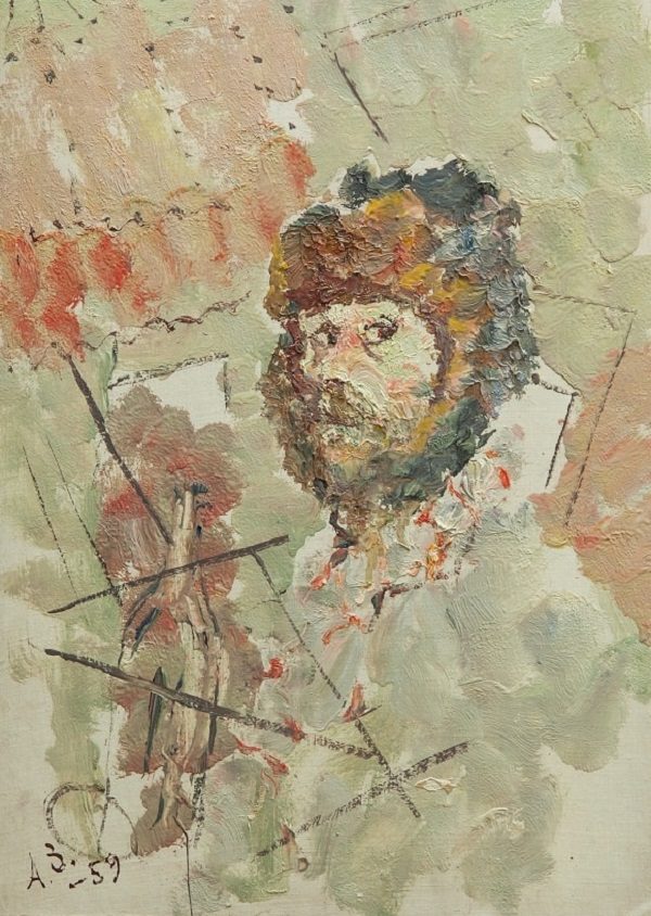Анатолий Зверев. Автопортрет. 1959 г. Коллекция Музея AZ