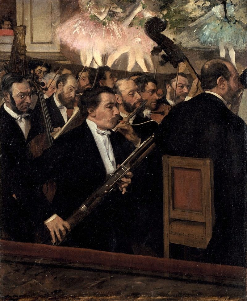Эдгар Дега. «Оркестр в Опере». Ок.1870 г. Музей Орсе