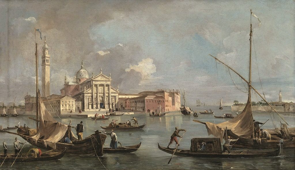 Франческо Гварди. «Вид на Сан-Джорджо Маджоре». Около 1760 г. Художественная галерея и музей Келвингроув