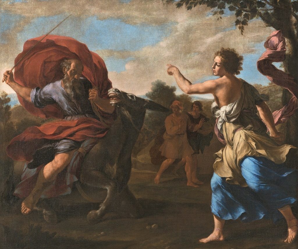 Франческо Коцца. «Валаамова ослица». 1650-е гг. Фото: Galerie Jacques Leegenhoek