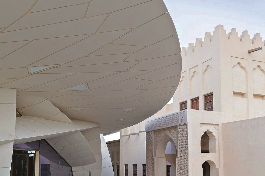 Фасад Национального музея Катара. ФОТО: SIWAN BAAN/IDEAT.THEGOODHUB.COM