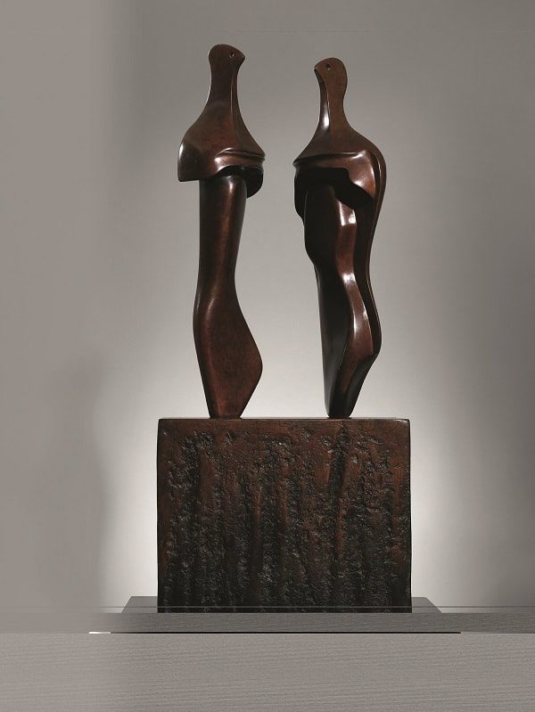 Генри Мур. «Две фигуры в три четверти». 1965 г. © Osborne Samuel Gallery