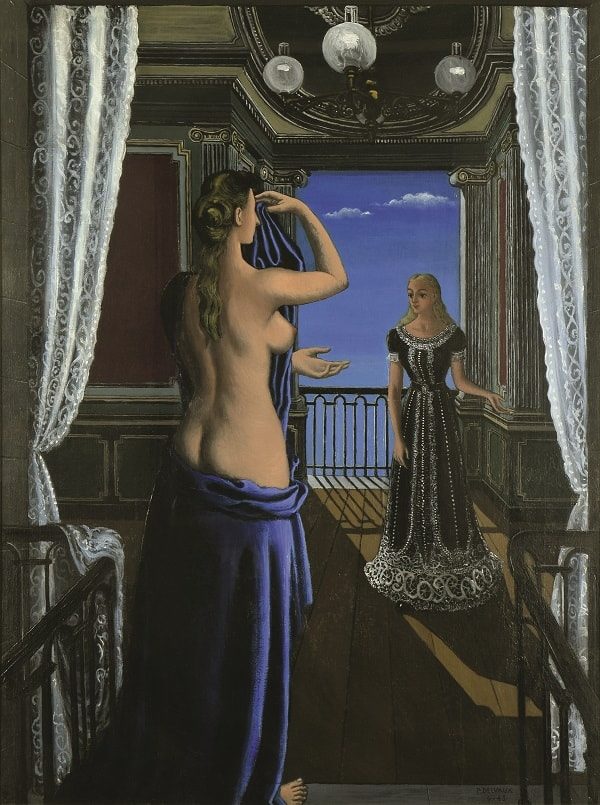Поль Дельво. «Балкон». 1948 г. © Stern Pissarro Gallery