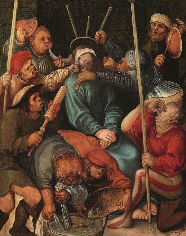 Лукас Кранах Старший . «Осмеяние Христа». Около 1515–1520 гг. Galerie De Jonckheere