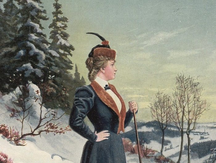 Так одевались лыжницы в конце XIX в. ФОТО: CLASSICSTOCK/ALAMY/ТАСС