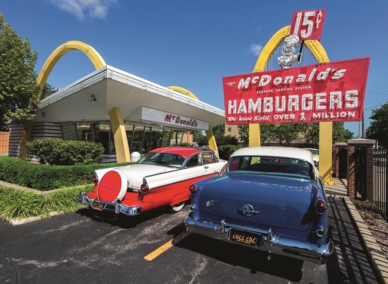 Старейший ресторан «Макдоналдс» Рэя Крока с золотыми арками. ФОТО: LEGION-MEDIA