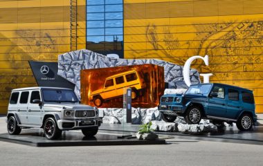 Экспозиция нового поколения Mercedes-Benz G-Класса на ПМЭФ