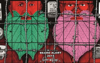 Гилберт и Джордж. «Бородатое предупреждение». 2015 г. © Galerie Bernier/Eliades