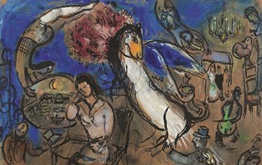 арт-ярмарка, Марк Шагал. «Крылатый конь». 1939–1943 гг. © Helene Bailly Gallery