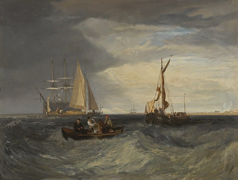 Уильям Тёрнер. «Пурфлит и берег Эссекса». 1808 г.