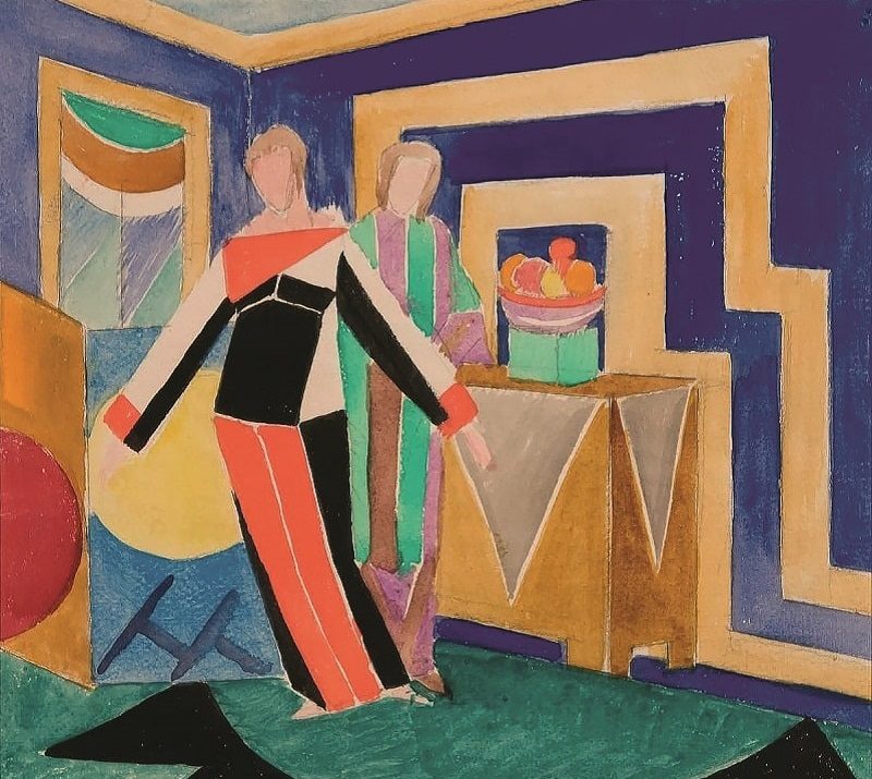 Соня Делоне. «Женщины в интерьере». 1923 г. ФОТО: PUSHKINMUSEUM.ART